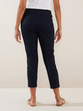 Stretch Linen Pant | Navy