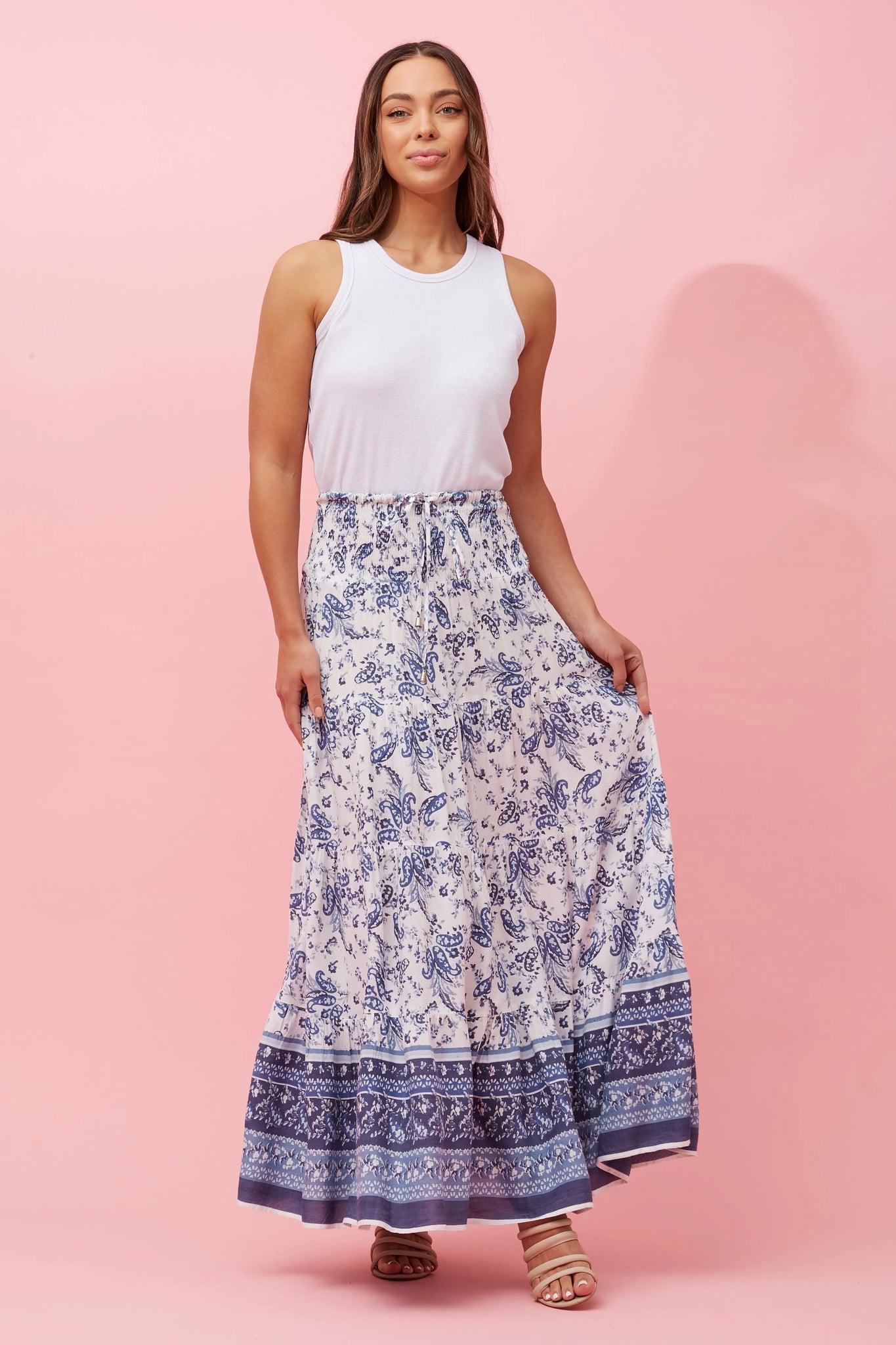 Bohemian skirts zara best sale